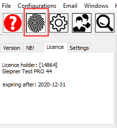 44 license tab with mypagebutton